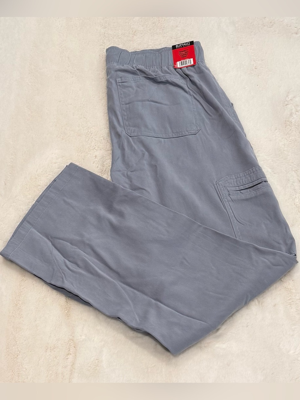 Buffalo David Bitton Women's Tencel Pull-On Cargo Pant (XX-Large,Blue Blizzard ) - Picture 11 of 14